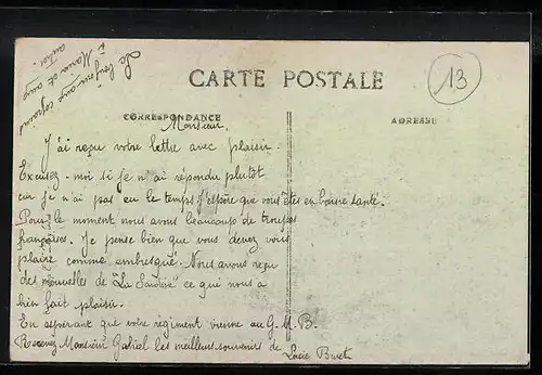 AK Grand-Millebrugge, Route Nationale