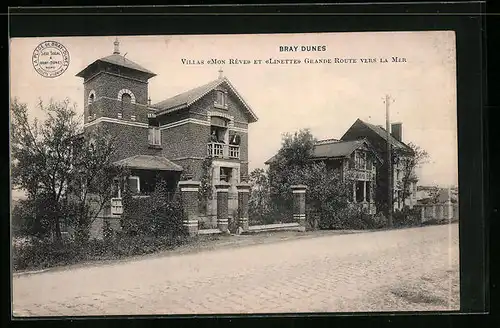 AK Bray-Dunes, Villa Mon Reve et Linette, Grande Route vers la Mer