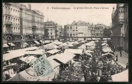 AK Valenciennes, Le grand Marché, Place d`Armes