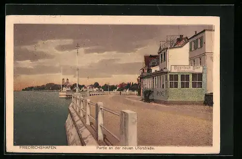 AK Friedrichshafen, Partie an der Uferstrasse
