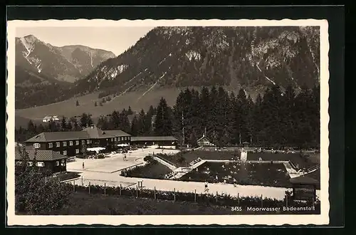 AK Oberstdorf, Badeanstalt Moorwasser
