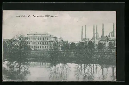 AK Rombach, Hauptbüro der Rombacher Hüttenwerke