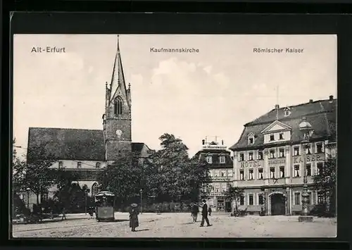 AK Alt-Erfurt, Kaufmannskirche, Römische Kaiser