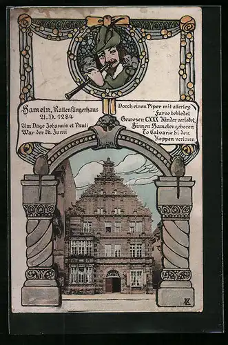 AK Hameln, Rattenfängerhaus