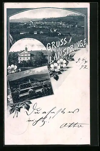 AK Lamspringe, Koster, Totalansicht