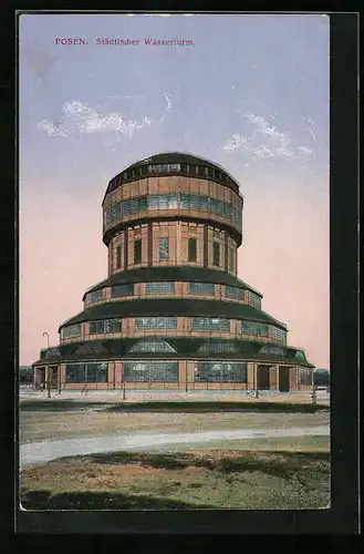 AK Posen, Städt. Wasserturm