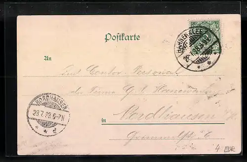 AK Hahnenklee, Ortschaft aus der Vogelschau