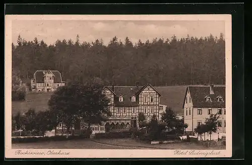 AK Bockswiese i. Harz, Gasthaus Ludwigslust