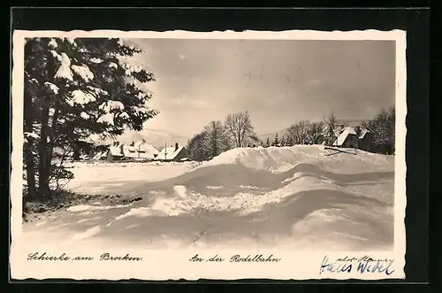 AK Schierke i. Harz, An der Rodelbahn