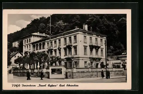 AK Bad Schandau, FDGB-Ferienheim Pawel Bykow