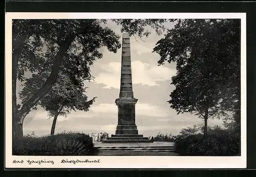 AK Bad Harzburg, Burgdenkmal