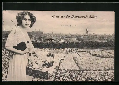 AK Erfurt, Blumenfeld gegen Stadt