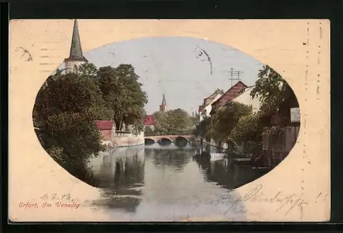 AK Erfurt, Flusspartie im Venedig