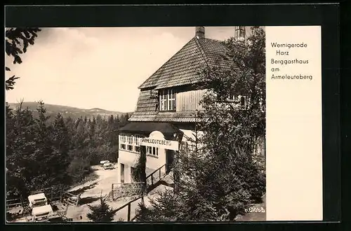 AK Wernigerode, Berggasthaus am Armeleuteberg