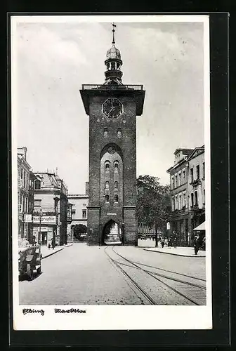 AK Elbing, Strassenpartie am Markttor