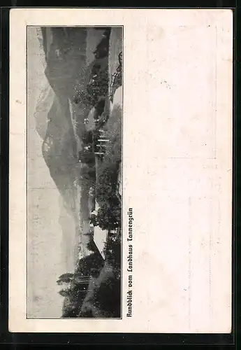 AK Berchtesgaden-Untersalzberg, Hotel Landhaus Tannengrün