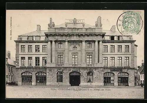 AK Condé-sur-L`Escaut, Hôtel de Ville