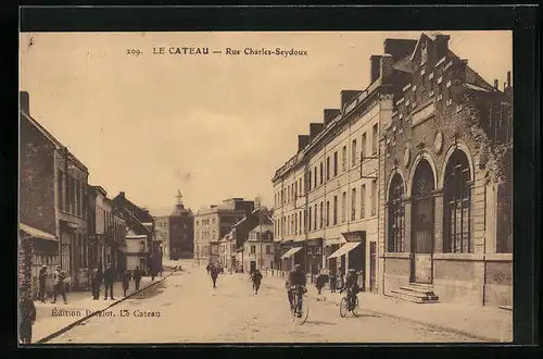 AK Le Cateau, Rue Charles-Seydoux