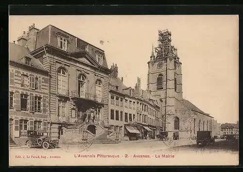 AK Avesnes, La Mairie