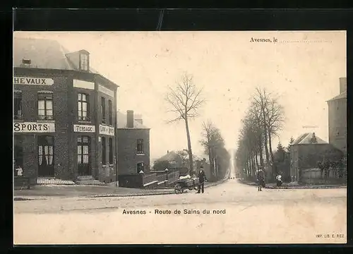 AK Avesnes, Route de Sains du nord
