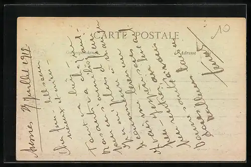 AK Avesnes, Route de Landrecies