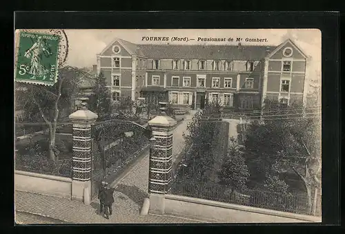 AK Fournes, Pensionnat de Mr Gombert