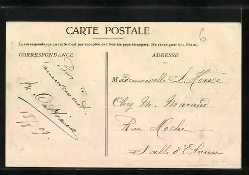 AK Cambrai, Le Boulevard Faidherbe