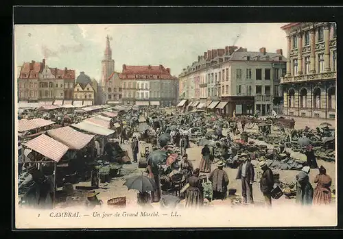 AK Cambrai, Un Jour de Grand Marché