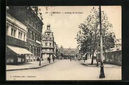 AK Cambrai, Avenue de la Gare
