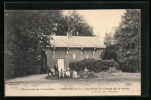 AK Trélon, Pavillon de l'étang de la Folie
