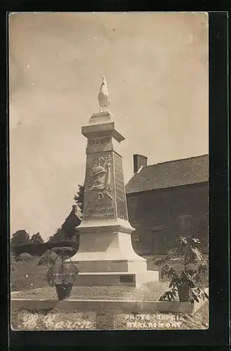 AK Taisnieres, Monument commémoratif de guerre 1914-1918