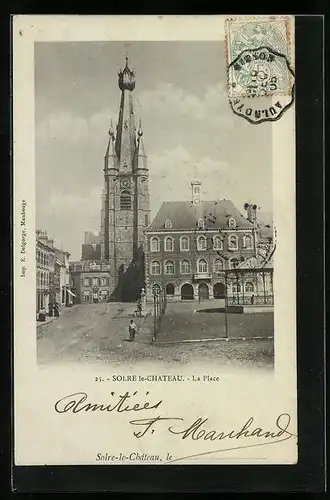 AK Solre-le-Chateau, La Place