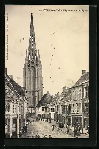 AK Steenwoorde, L`Eglise et Rue de L`Eglise