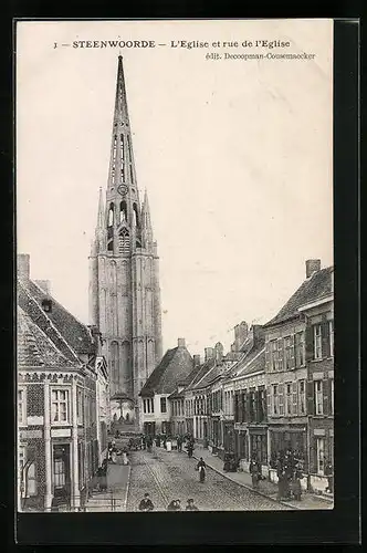 AK Steenwoorde, L`Eglise et Rue de L`Eglise