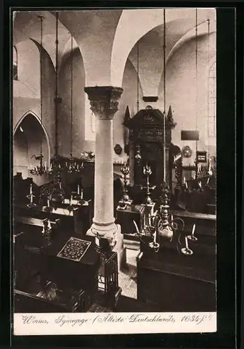 AK Worms, Älteste Synagoge Deutschlands