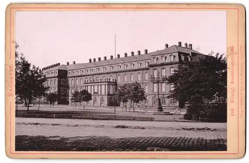 Fotografie Lichtdruck Römmler & Jonas, Dresden, Ansicht Hannover, Partie an dem Königl. Residenzschloss