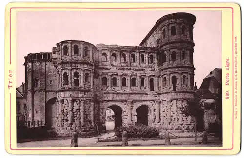 Fotografie Lichtdruck Römmler & Jonas, Dresden, Ansicht Trier, Blick auf die Porta Nigra