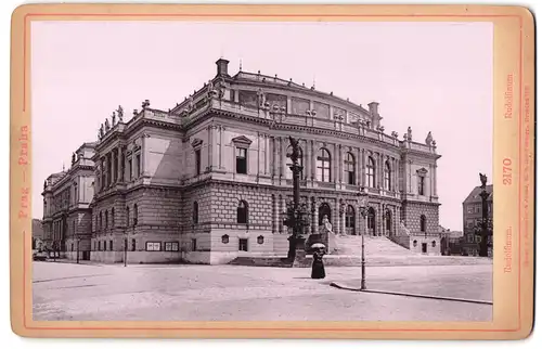 Fotografie Lichtdruck Römmler & Jonas, Dresden, Ansicht Prag, Blick auf das Rudolfinum