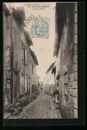 AK Pont-de-l`Arche, La Rue Haute