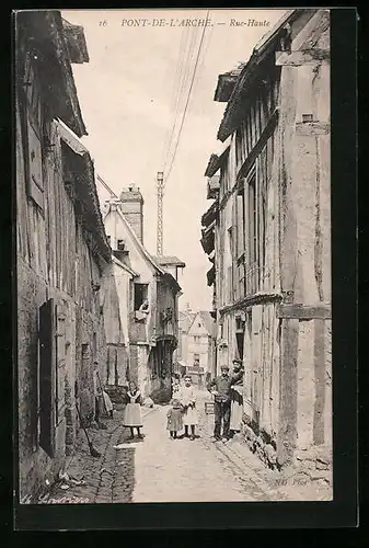 AK Pont-de-l`Arche, Rue-Haute