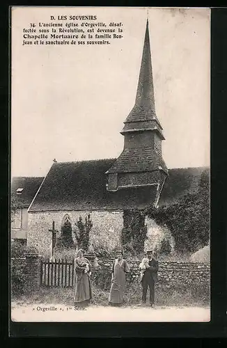AK Orgeville, L`ancienne église