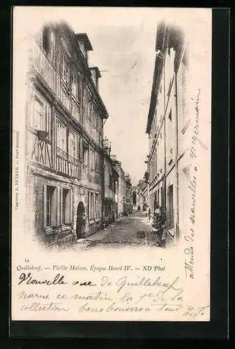 AK Quillebeuf, Vieille Maison, Époque Henri IV