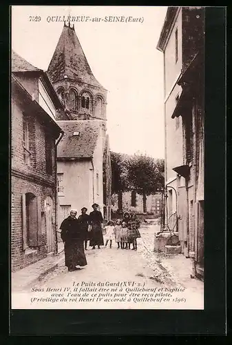 AK Quillebeuf-sur-Seine, Le Puits du Gard