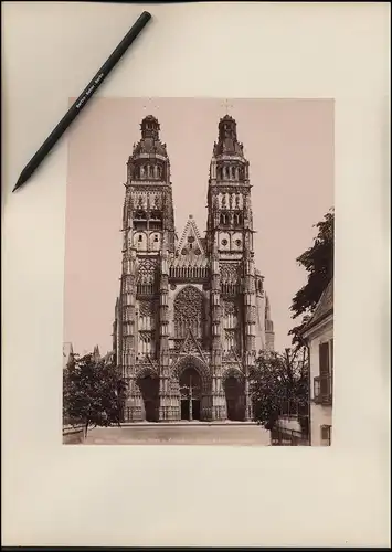 Fotografie ND Phot Neurdein Freres, Paris, Ansicht Tours, Cathedrale - Eglise Saint Gatien