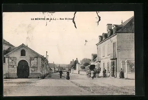 AK La Ménitré, Rue St-Jean