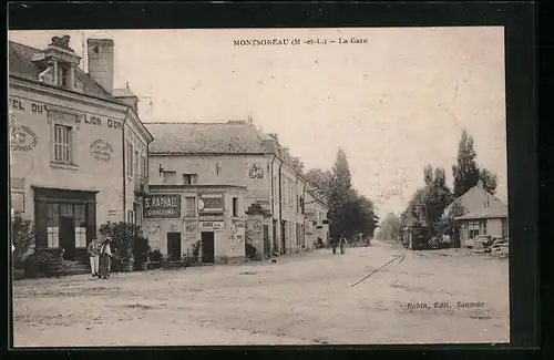 AK Montsoreau, La Gare, Hotel du Lion d`Or