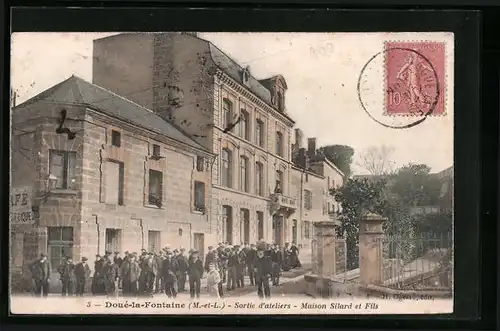 AK Doué-la-Fontaine, Maison Silard et Fils, Sortie d`ateliers