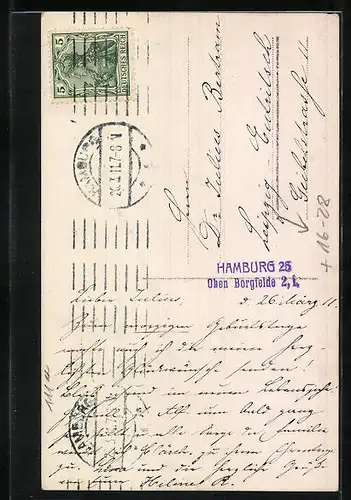 AK Hamburg, ältestes Haus der Stadt, Fotoverlag Strumper & Co.