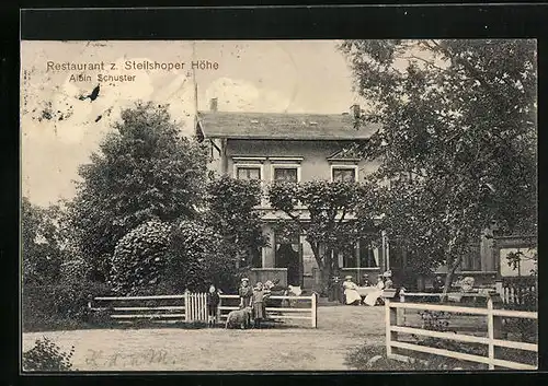 AK Hamburg-Steilshoop, Restaurant zur Steilshoper Höhe