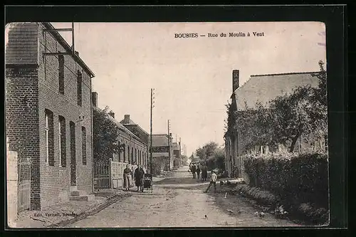 AK Bousies, Rue du Moulin á Vent